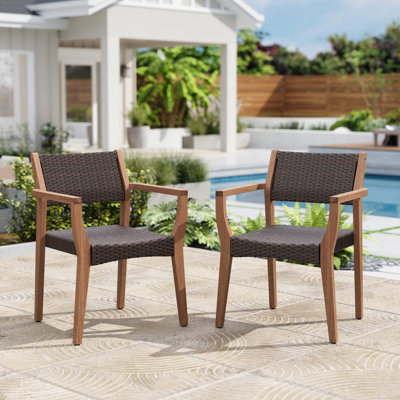 Outdoor Stacking Dining Armchair 