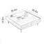 Table basse moderne simple en noyer noir-107556465