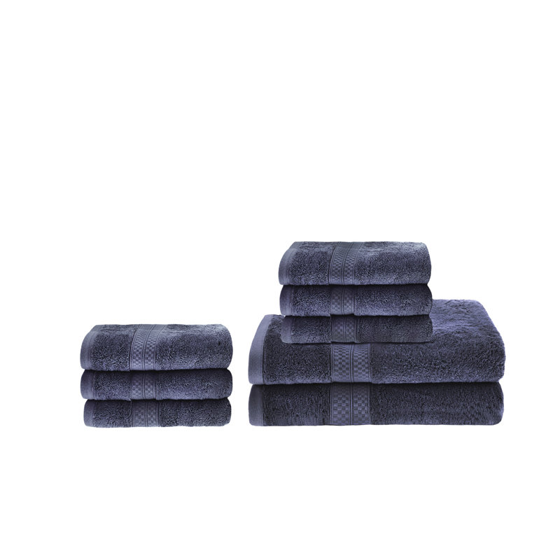 Scholz 8-Piece Cotton Blend Towel Set , Royal Blue