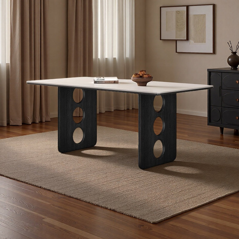 Table de salle à manger haut de gamme, 29.92"H x 62.99"L x 31.49"W