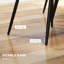 Chaise d'appoint en métal capitonnée Kardarius-372888915