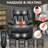 Dual Motor Infinite Position Up To 350 LBS Electric Medium Size Leatheraire Grey Power Lift Recliner Chair With 8-Point Vibration Massage And Lumbar Heating