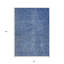 Tapis d'extérieur lavable abstrait bleu marine 8 pi x 10 pi