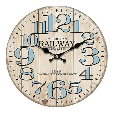 Horloge murale calédonienne 13,5 "