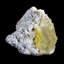 Fluorite jaune avec galène sur baryte - Aouli, Maroc