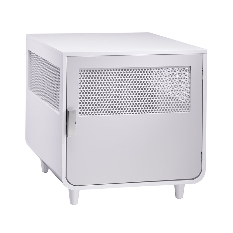 Furniture Style Crate with 1 Door, 55.88cm H x 48.26cm W x 55.88cm D, Alpine White
