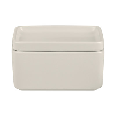 PILAR Stoneware Butter Dish Or Condiment/snack Server