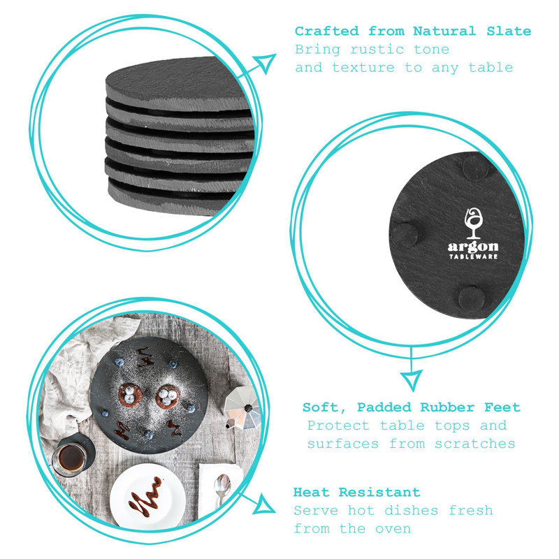 Round 12 Piece Coaster Set