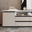Meuble télé haut de style crème du plancher au plafond-105973768-105973771