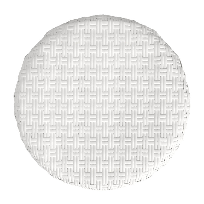 Alastair Hand-Woven Rattan Bar & Counter Stool, Counter Stool (24" Seat Height), Glossy White/Natural Rattan Frame