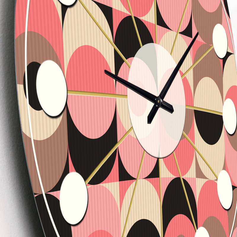 Horloge murale rétro Mid-Century, Petit
