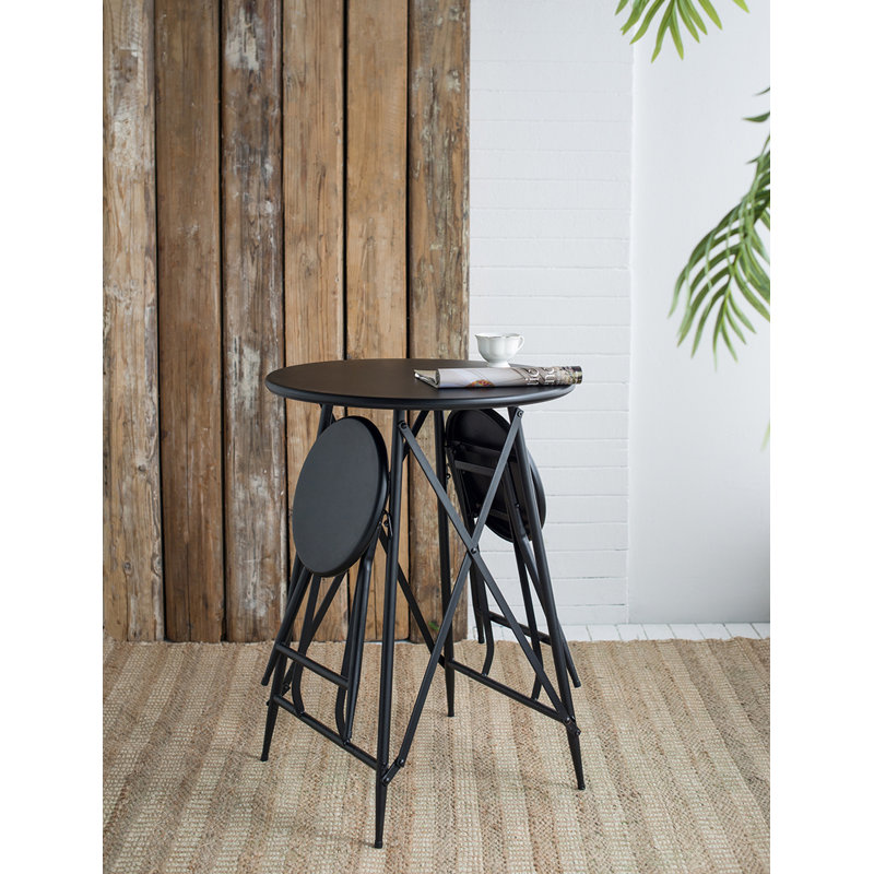 Table d'appoint 60,83 x 24 x 32,3 po avec deux sièges