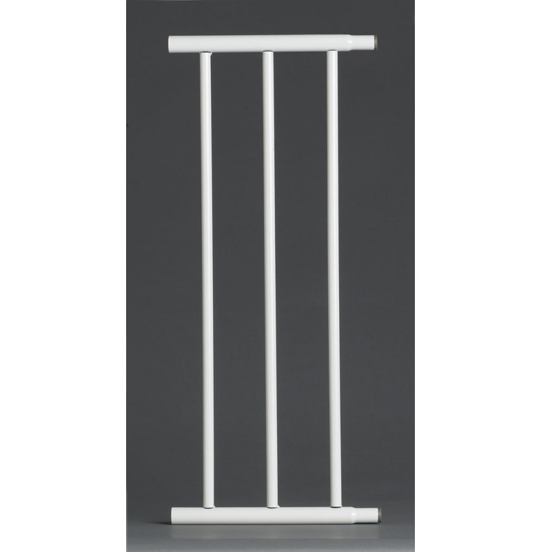 Carlson 18" H x 6" W Steel Pet Gate Extension in Gray