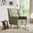 High-Back Mid-Century Chair - Wood Legs