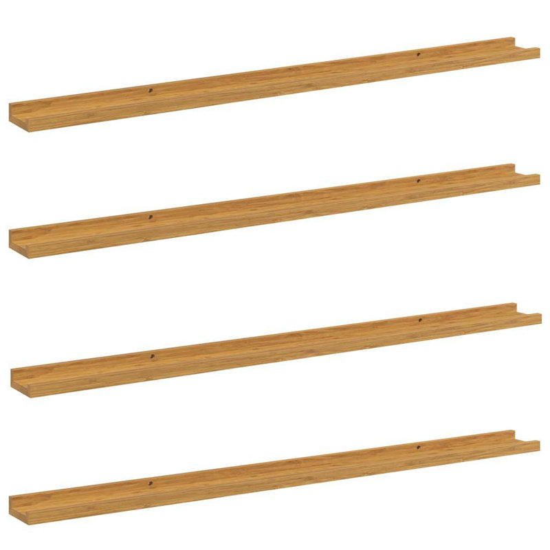 Floating Shelf, Beige, 3cm H x 115cm W x 9cm D