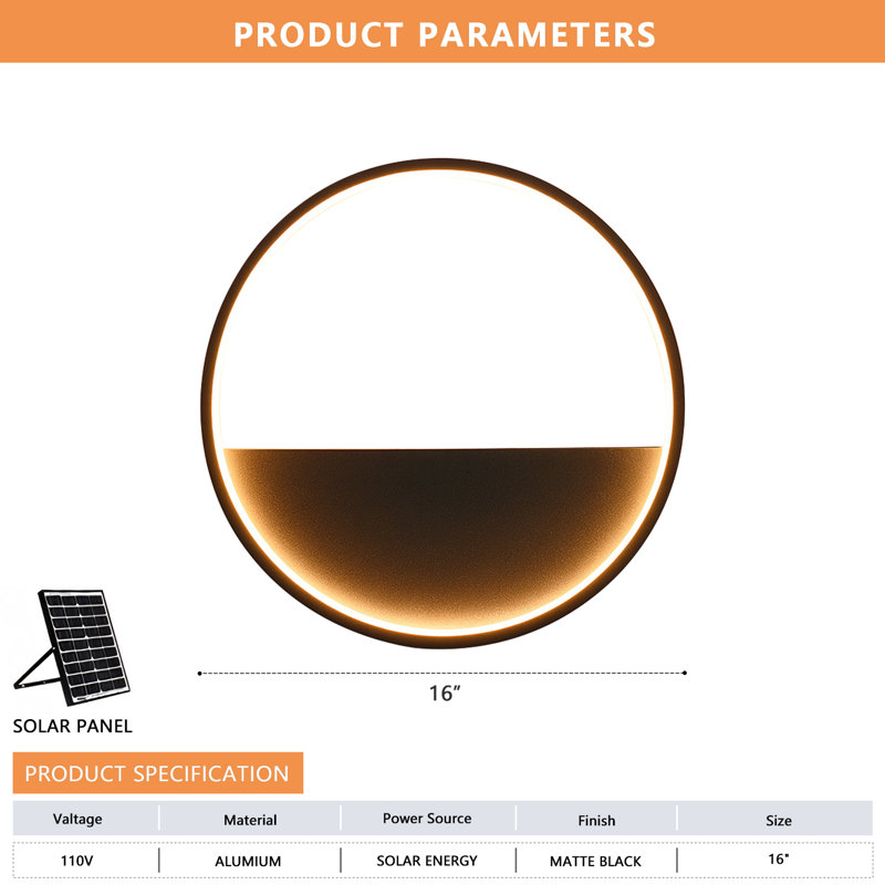Outdoor Wall Light Plants Pot