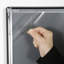 Cadre mural en aluminium à chargement frontal frontal 0,79 "Snap 14 x 22 noir (paquet de 5)-69260545-69260548