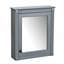 Armoire de rangement de salle de bain murale 24 po x 27 po avec miroir, armoire à pharmacie avec tablette réglable en hauteur, armoire de rangement au-dessus de la toilette-1307284396