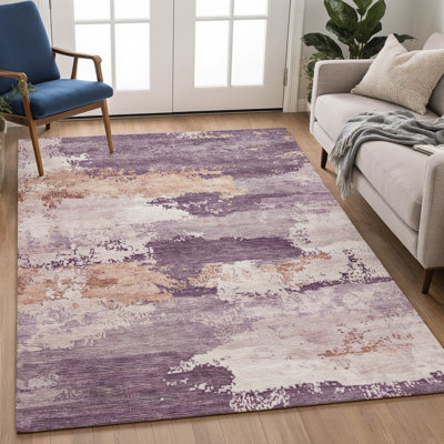 Tapis abstrait lavable à la machine de qualité supérieure Mayfield AMF2372