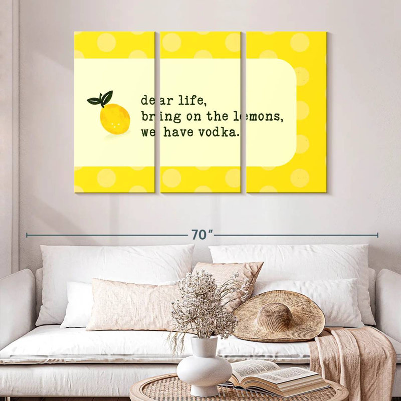 Ketti Vodka Lemon, 32" H x 50" W
