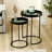 Bellarose 65cm Round Nesting Table for Living Room, Modern Design Top End Table-295558162