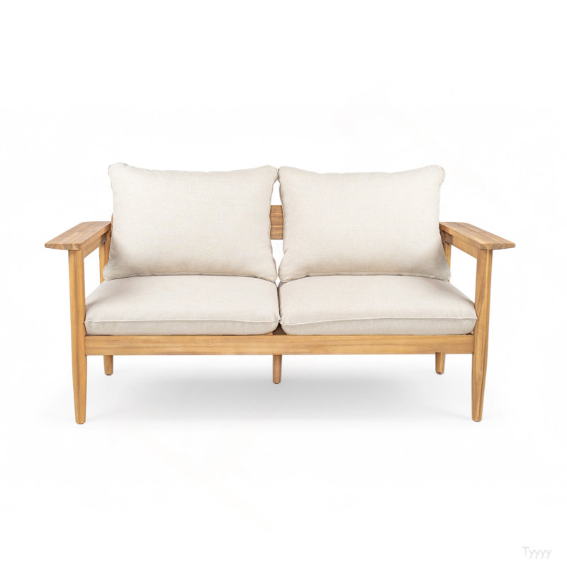 Causeuse d'extérieur en bois d'acacia Terassi