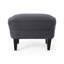 Fauteuil club + repose-pieds