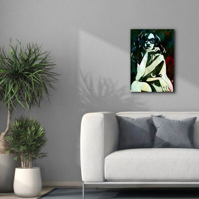 'Relaxed' by Giuseppe Cristiano, Canvas Wall Art