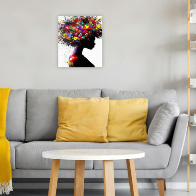Art floral sur toile 20 "x 24"