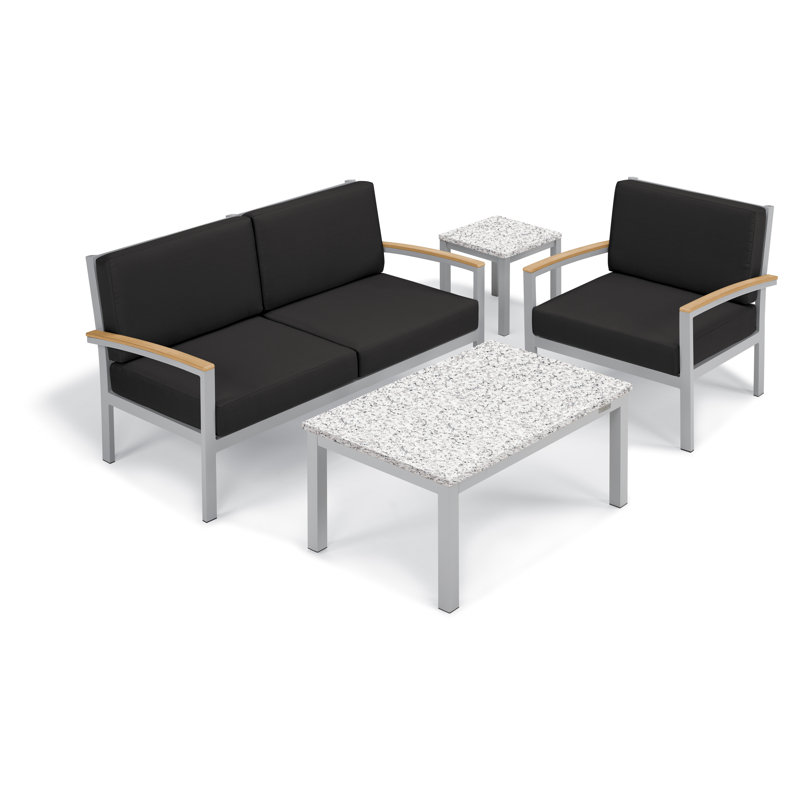 Travira Outdoor Coffee Table, Litecore Ash