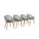 Anautica 8 - Person Wood Patio Dining Set with Rectangular Table