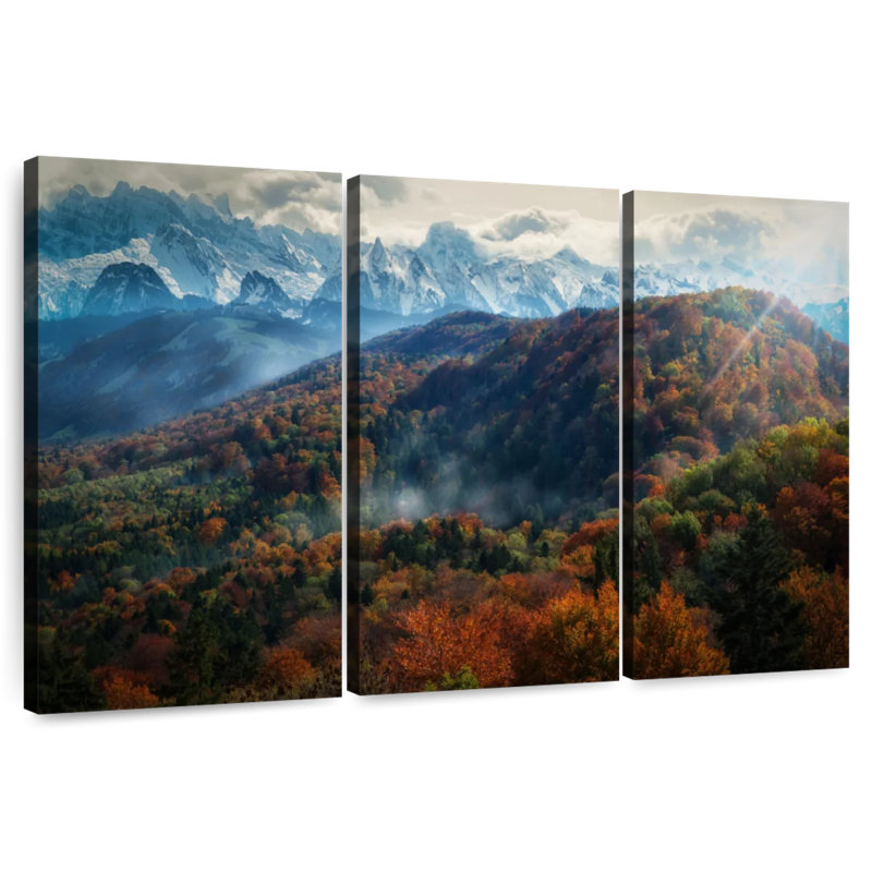 Alvord, automne dans les Alpes, H 48 po x l 74 po