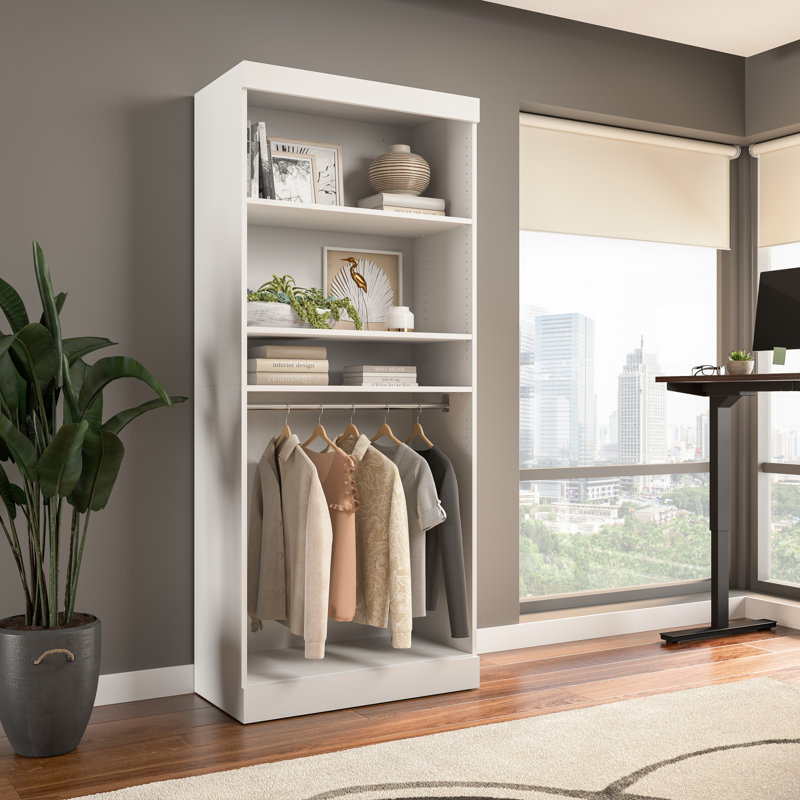 Arlex 35.8" Wide Closet System Reach-In Sets, White