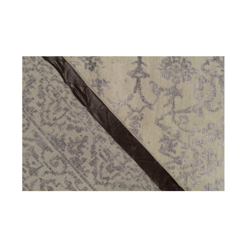 Hand-Knotted High-Quality Silver and Gray Area Rug