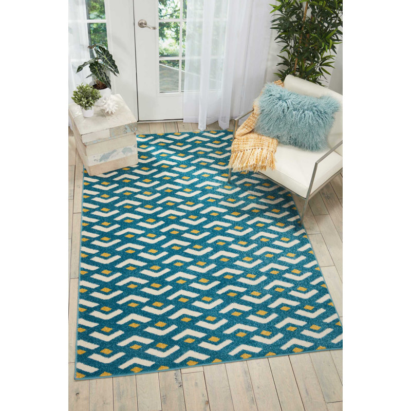 Jon-Michael Geometric Indoor Rug, Rectangle 5'3" x 7'3"