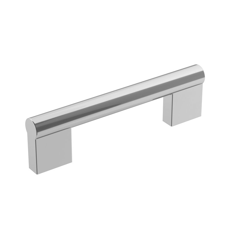 Poignée d'armoire de centre à centre Versa (128 mm) - paquet de 10, Chrome poli, 3 3/4"