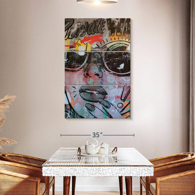 Leisha Private War, 50" H x 32" W
