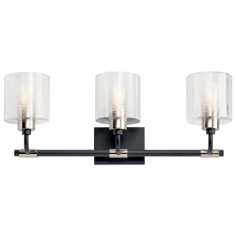Harvan 3 - Light Dimmable Vanity Light, Black