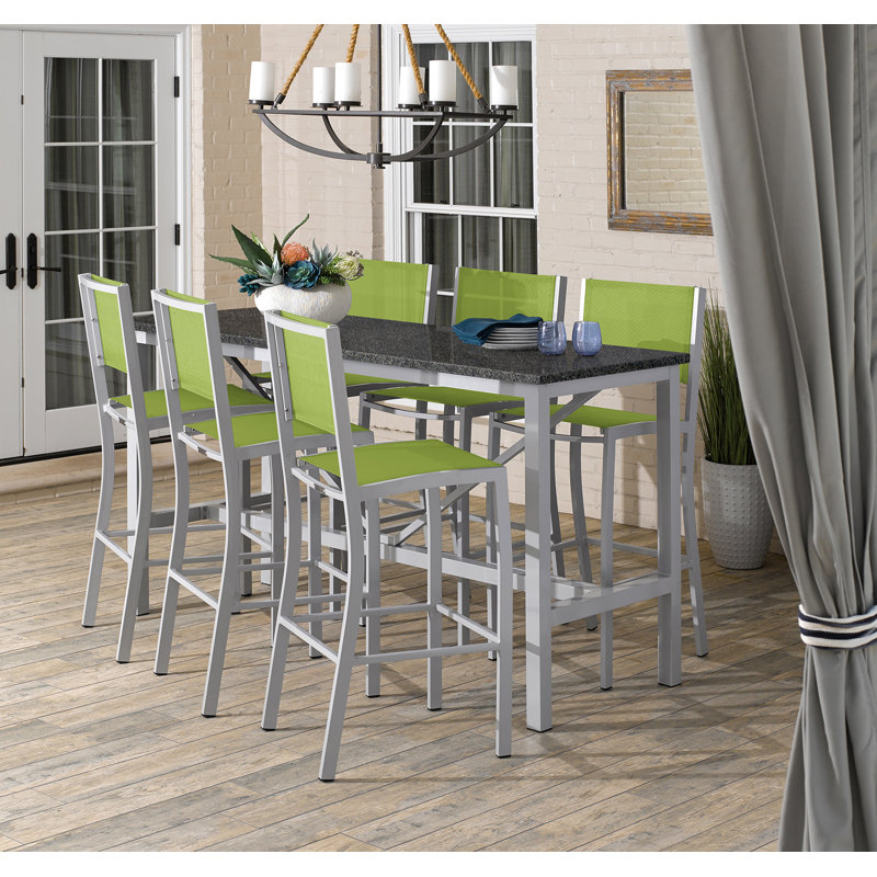 Travira Outdoor Bar Table, Litecore Charcoal