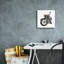 «Epic Graffiti», collection d'art sur toile «Two Wheels Collection C» par Annie Warren, 12 po x 12 po-1095609273
