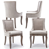 Aadam 20.8'' H Polyester/Polyester Blend Upholstered Side Chair