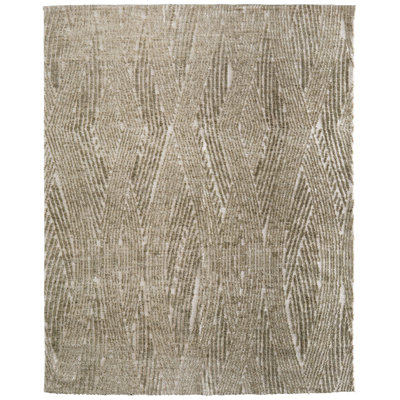 Gunderson Modern Abstract Green Area Rug