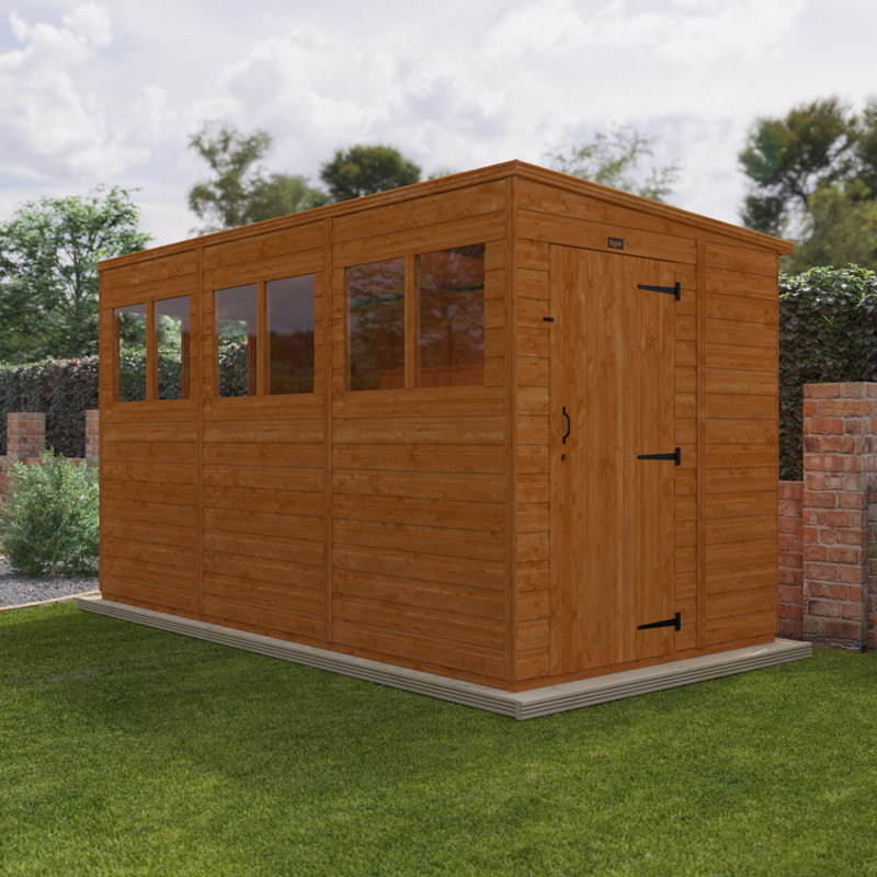 12x6w TigerFlex® Sunlit Pent Shed