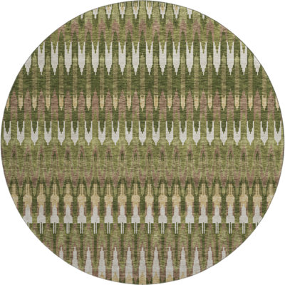 Premium Machine Washable Prisco Olive Rug