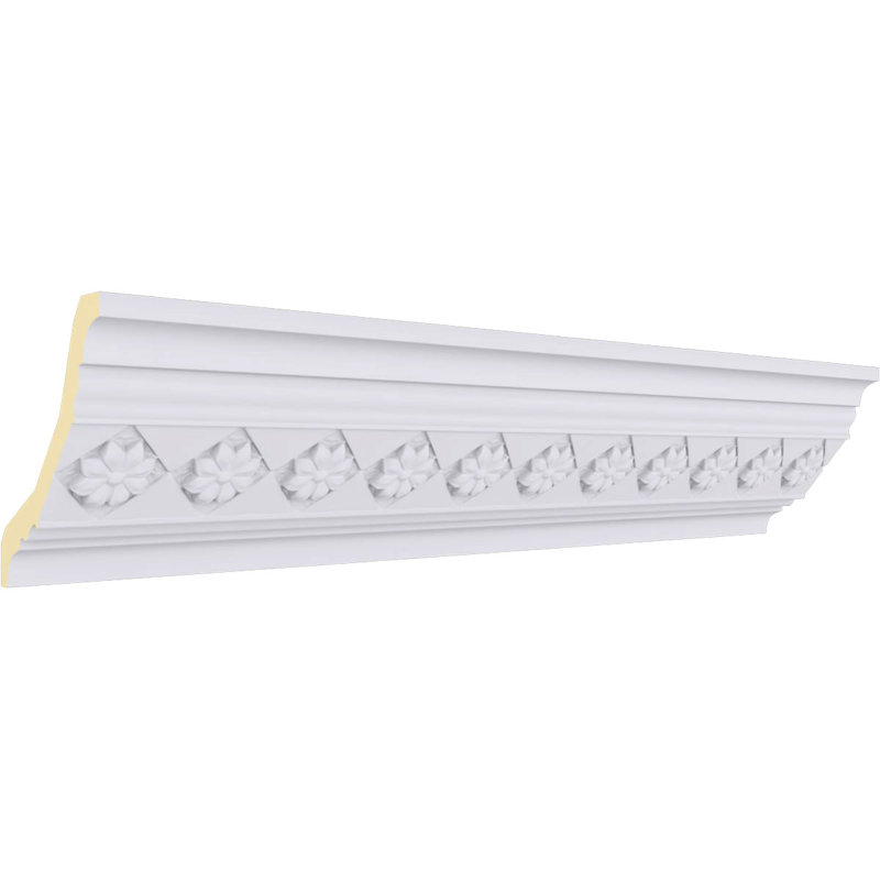 Moulure couronnée Hurley H 3 3/4 po x P 3 1/4 po x P 5 1/8 po x L 94 1/2 po (répétition 1 5/8 po)