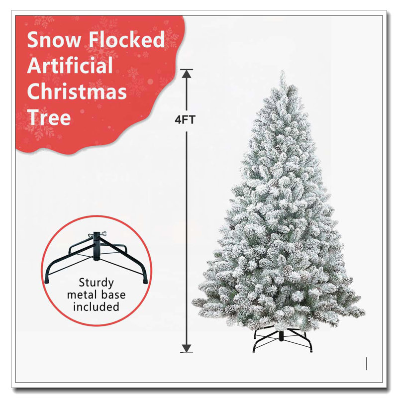 Arbre de Noël 4 pi, H 4 pi