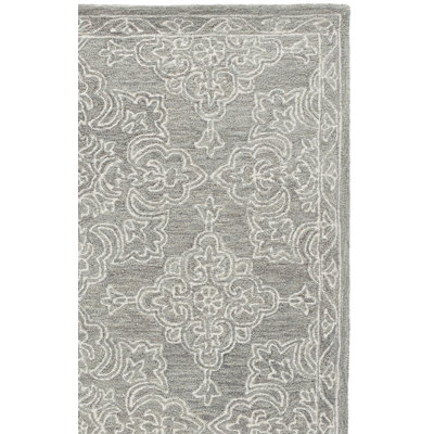 Martha Stewart 3859 Hand Tufted 85% Wool; 15% Cotton Damask Rug
