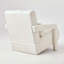 Fauteuil d'appoint en lin avec support lombaire ergonomique-723776765