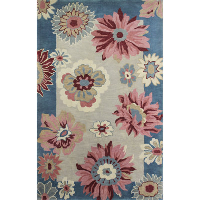 Wool Floral Indoor Rug