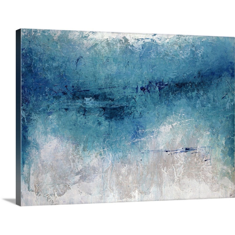 Joshua Schicker Reach III ', peinture, H 18 po x l 24 po x P 1,5 po, Toile tendue